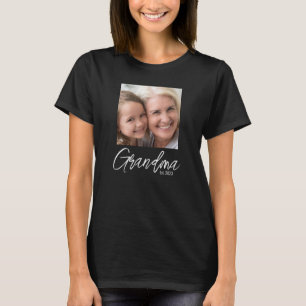 Anpassad Mormor Est. Foto T Shirt