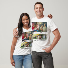 Anpassad Mormors- och Farfarsdags T-shirt – 5 Foto