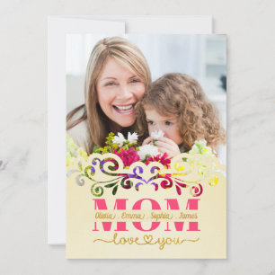 Anpassad mors dag I Foto & personligt meddelande
