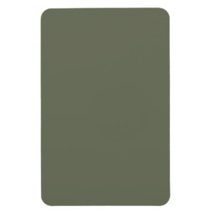 Anpassad Mossgrön Minimalistisk Flexibel Fotomagne Magnet