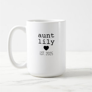 Anpassad Mostyrsnamn Mugg, Moster Födelsedagsprese Kaffemugg