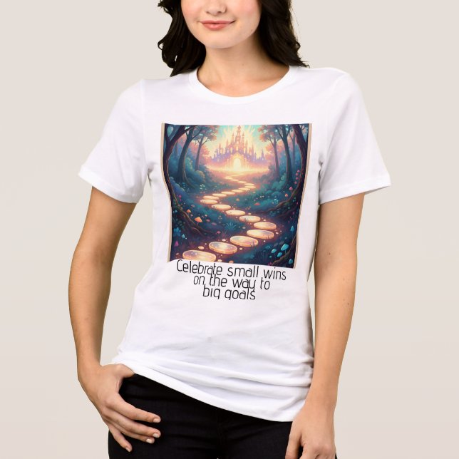 Anpassad Motivationscitat T-Shirt (Framsida)
