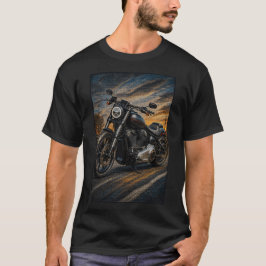 Anpassad motorcykel – 3D Mikro Mosaik T Shirt