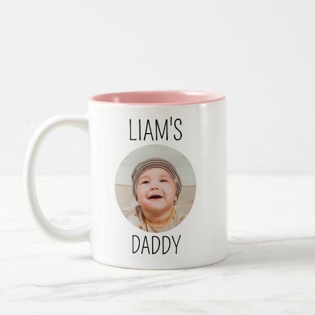 Anpassad Mugg, Mugg Från Foto, Baby Ansikte Mugg (Vänster)