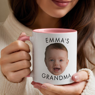 Anpassad mugg, mugg från foto, bebis ansikte mugg