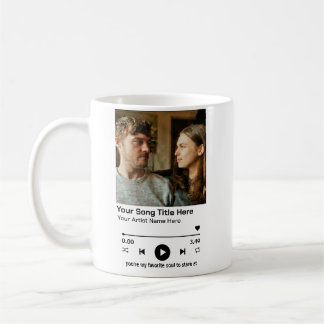 Anpassad Musikspelare för Foto med Personlig Sångp Kaffemugg