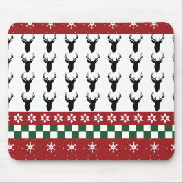 Anpassad Musmatta Fair Isle Christmas Hjortar