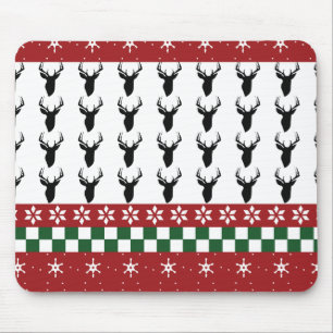 Anpassad Musmatta Fair Isle Christmas Hjortar