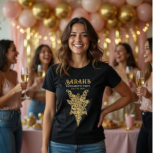 Anpassad Mystic Gold Sängkläder T Shirt