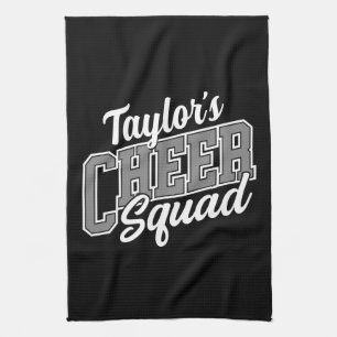 Anpassad NAME Cheerleader Skola Varsity Cheer Squa Kökshandduk