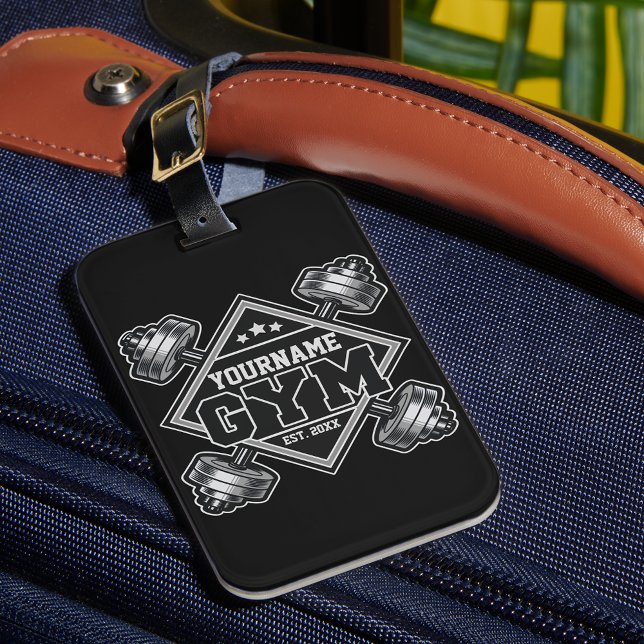 Anpassad NAME Weightlift Home Crossfit Gym Bagagebricka (Skapare uppladdad)