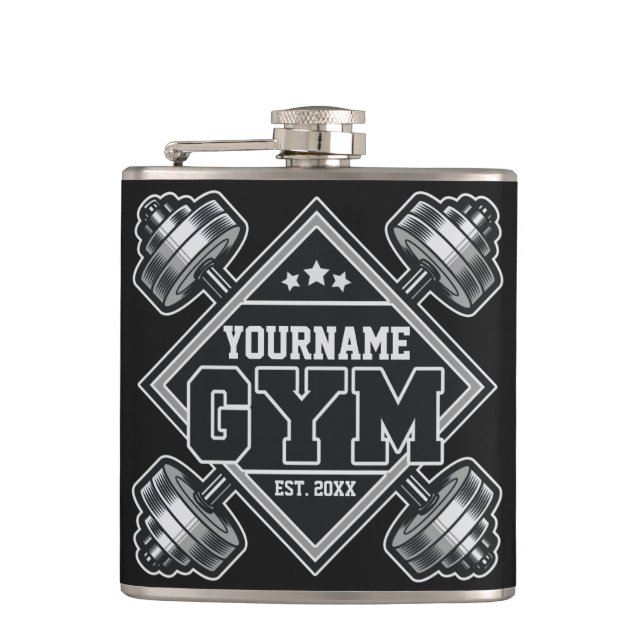 Anpassad NAME Weightlift Home Crossfit Gym Fickplunta (Framsidan)