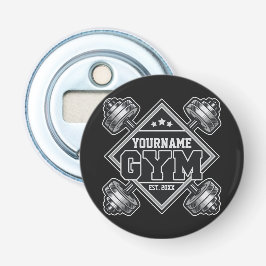 Anpassad NAME Weightlift Home Crossfit Gym Flasköppnare