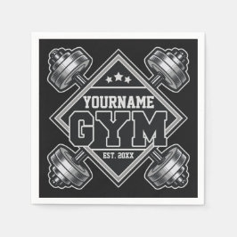 Anpassad NAME Weightlift Home Crossfit Gym Pappersservett