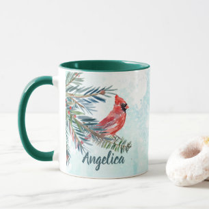 Anpassad Namn Cardinal Present Mugg