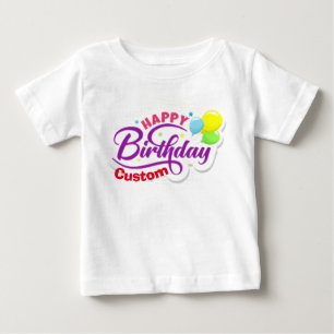 Anpassad Namn Cute med modern Elegant i grattis på T Shirt