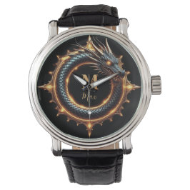 🐉 Anpassad Namn Drakfantasi Symbol För Spelare 🔥 Armbandsur