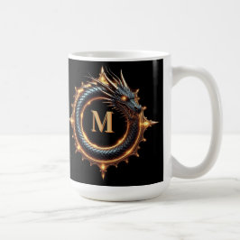 🐉 Anpassad Namn Drakfantasi Symbol För Spelare 🔥 Kaffemugg