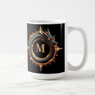🐉 Anpassad Namn Drakfantasi Symbol För Spelare 🔥 Kaffemugg