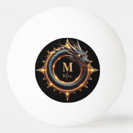 🐉 Anpassad Namn Drakfantasi Symbol För Spelare 🔥 Pingisboll