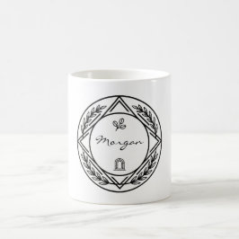 Anpassad namn eller initial Personlig kaffemugg