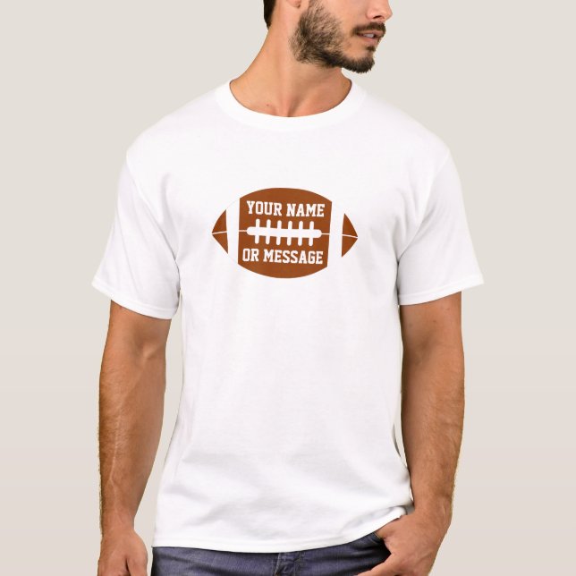 Anpassad Namn eller Meddelande Herr Basic T-Shirt (Framsida)