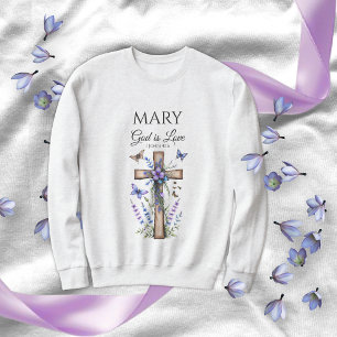 Anpassad Namn Faith T-Shirt – Gud Är Kärlek Skrift