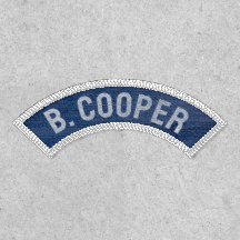 Anpassad Namn Falsk Blå Denim Top Rocker