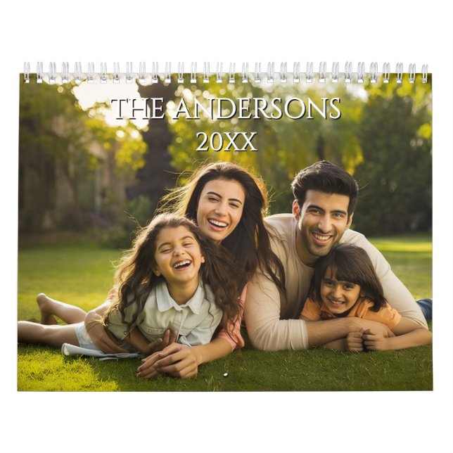 Anpassad Namn & Foto Väggkalender 2027 Kalender (Omslag)