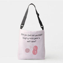 Anpassad namn “Garn är egenvård” Totebag
