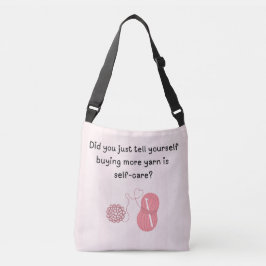 Anpassad namn “Garn är egenvård” Totebag Axelväska