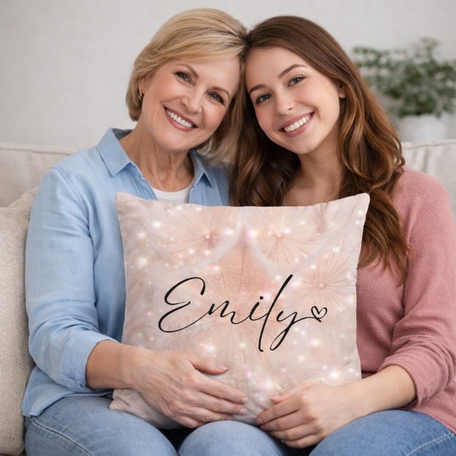 Anpassad Namn Maskros Glitter Kuddcover Pillow Kudde (Skapare uppladdad)