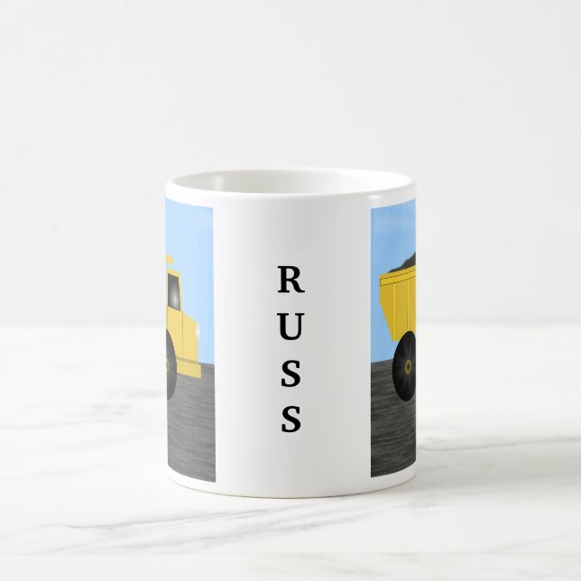 Anpassad namn-mugg för Russ dumper Kaffemugg (Center)