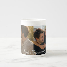 Anpassad namn-mugg med fotokollage - Present till Benporslin Mugg