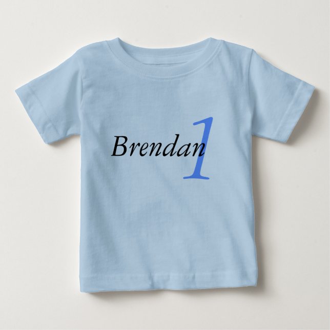 Anpassad Namn och Åldersdagskjorta T-shirt (Framsida)