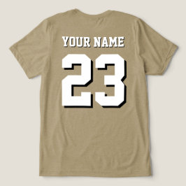 Anpassad Namn och Nummer Jersey Sport T Shirt