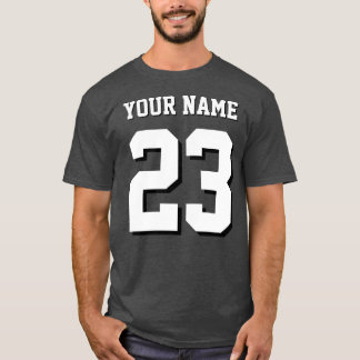 Anpassad Namn och Nummer Jersey Sport T Shirt