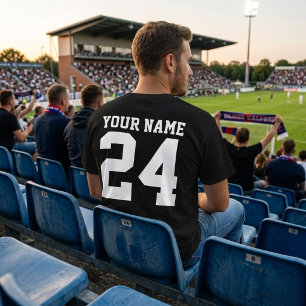 Anpassad Namn och Nummer Tröja Sport T-Shirt