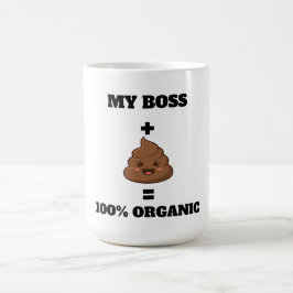 Anpassad Namn Rolig Bajskål - 100% Ekologisk Skämt Kaffemugg
