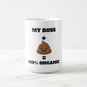 Anpassad Namn Rolig Bajskål - 100% Ekologisk Skämt Kaffemugg