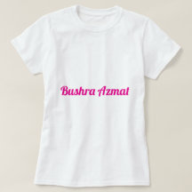 Anpassad Namn T-Shirt - Personlig YOUR NAME Kvinno