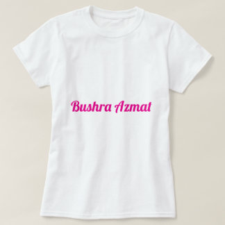 Anpassad Namn T-Shirt - Personlig YOUR NAME Kvinno