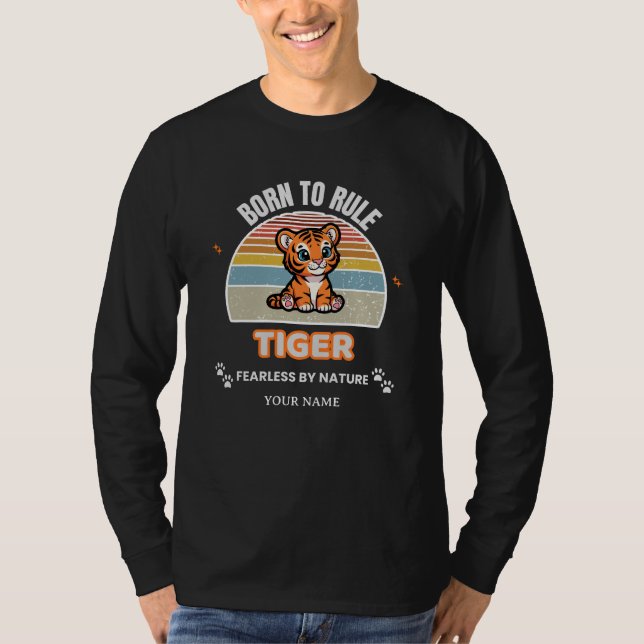 Anpassad Namn & Text Redigerbar T-Shirt – Personli (Framsida)