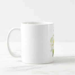 Anpassad Namn Tusenskönor Bukett Vattenfärg Mamma Kaffemugg