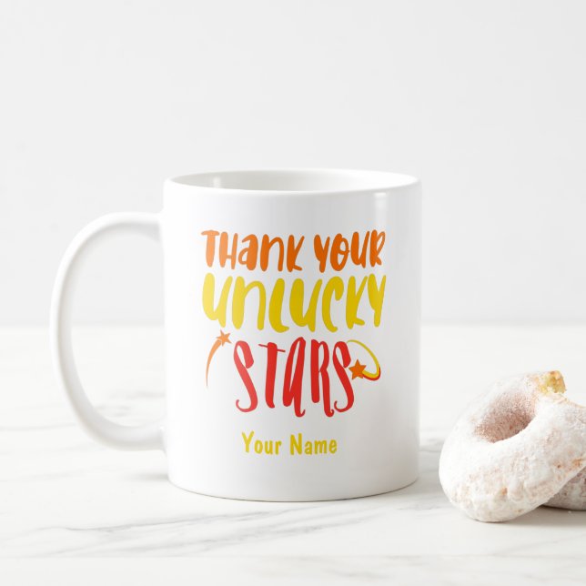 Anpassad Namn Typografi Rolig Sarksastisk Kaffemug Kaffemugg (Med munk)