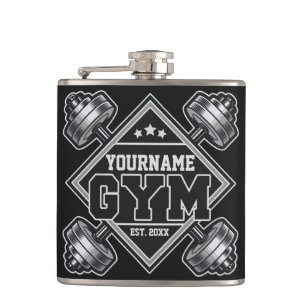Anpassad NAMN Viktlyftning Hem Crossfit Gym Fickplunta