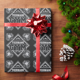 Anpassad NAMN Viktlyftning Hem Crossfit Gym Presentpapper