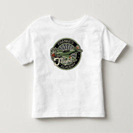 Anpassad NAMN WWII Militärjakt Krigsplan Retro T Shirt