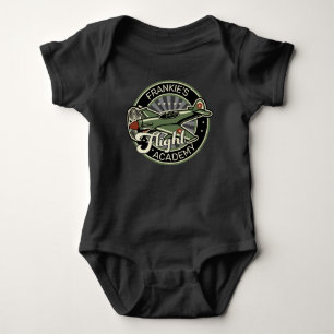 Anpassad NAMN WWII Militärjaktplan Retro T Shirt