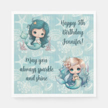 Anpassad namnåldersinställning Sjöjungfru födelsed